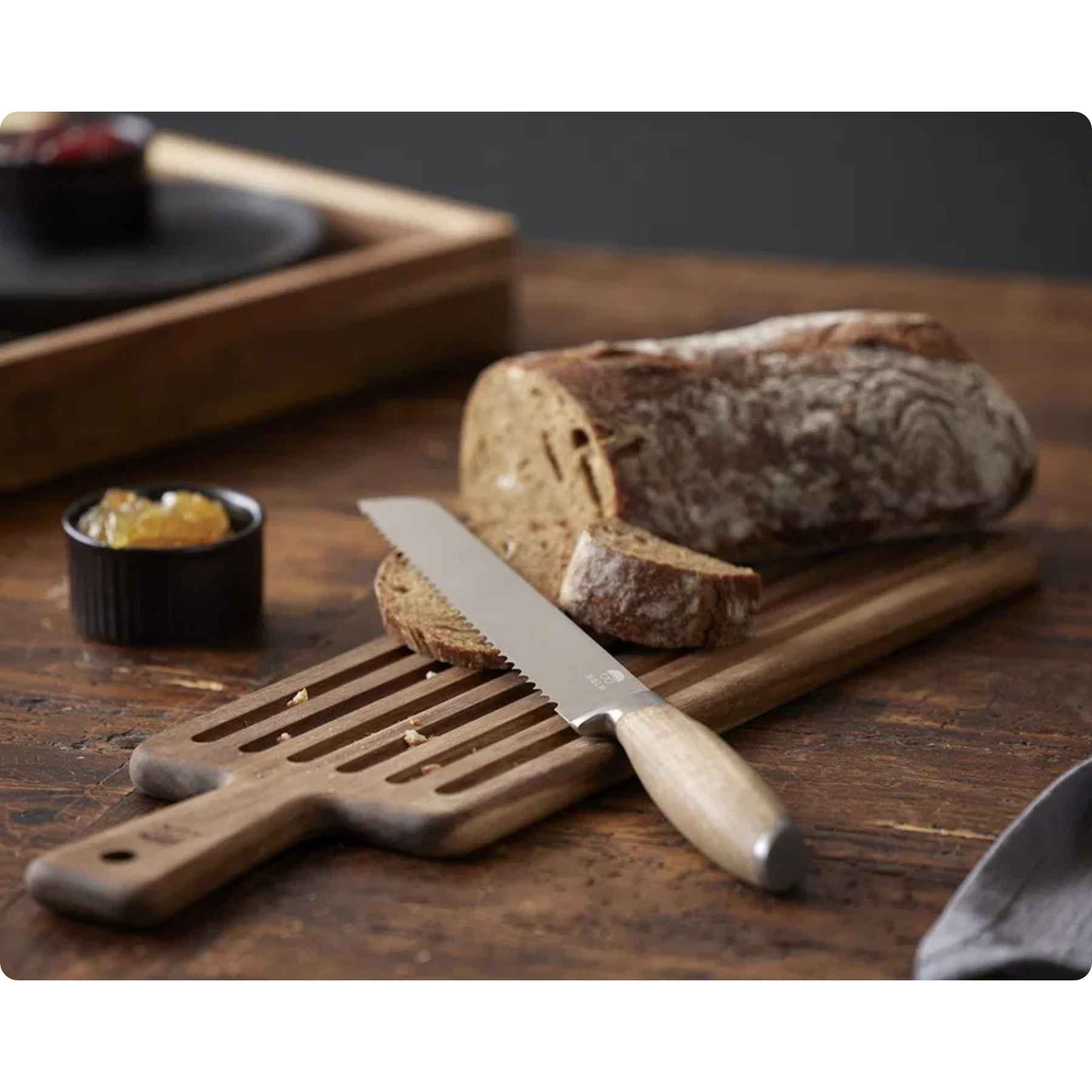 HOLM Skærebræt med brødkniv